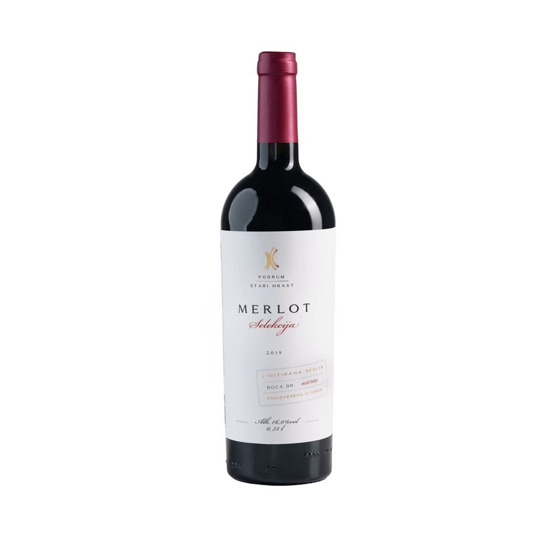 Stari Hrast Merlot Selection – Rotwein von Stari Hrast, Serbien