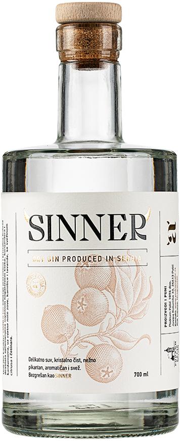 Podrum Palić Sinner Dry Gin – Premium-Gin aus Serbien | MyVinoDeal