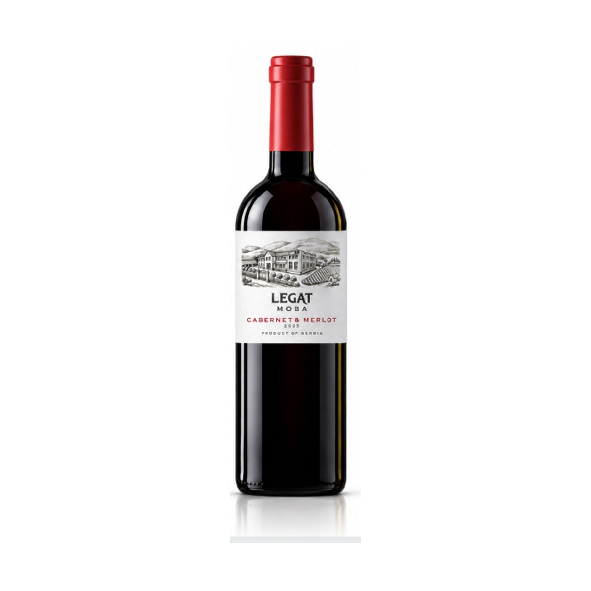 Legat 1903 MOBA Cabernet & Merlot 2025 Rotwein Flasche