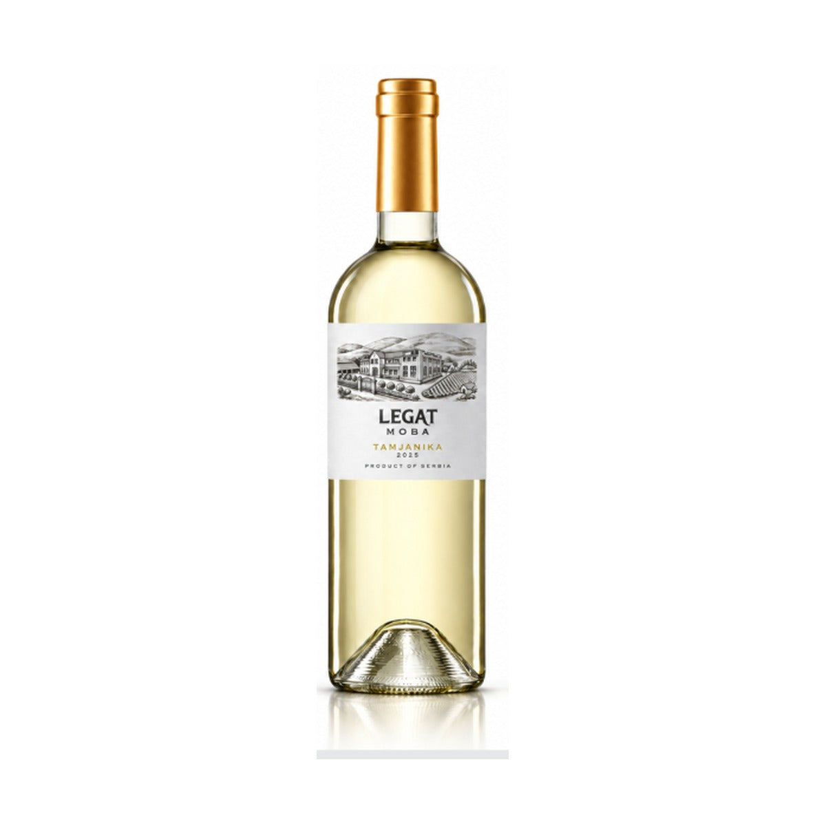 Legat 1903 MOBA Tamjanika 2025 Weisswein Flasche