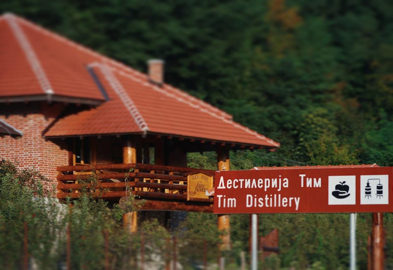 Besucherhaus der Brennerei Stara Pesma