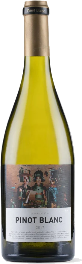 Zvonko Bogdan Pinot Blanc – Produktabbildung; prämierter Jahrgang 2024