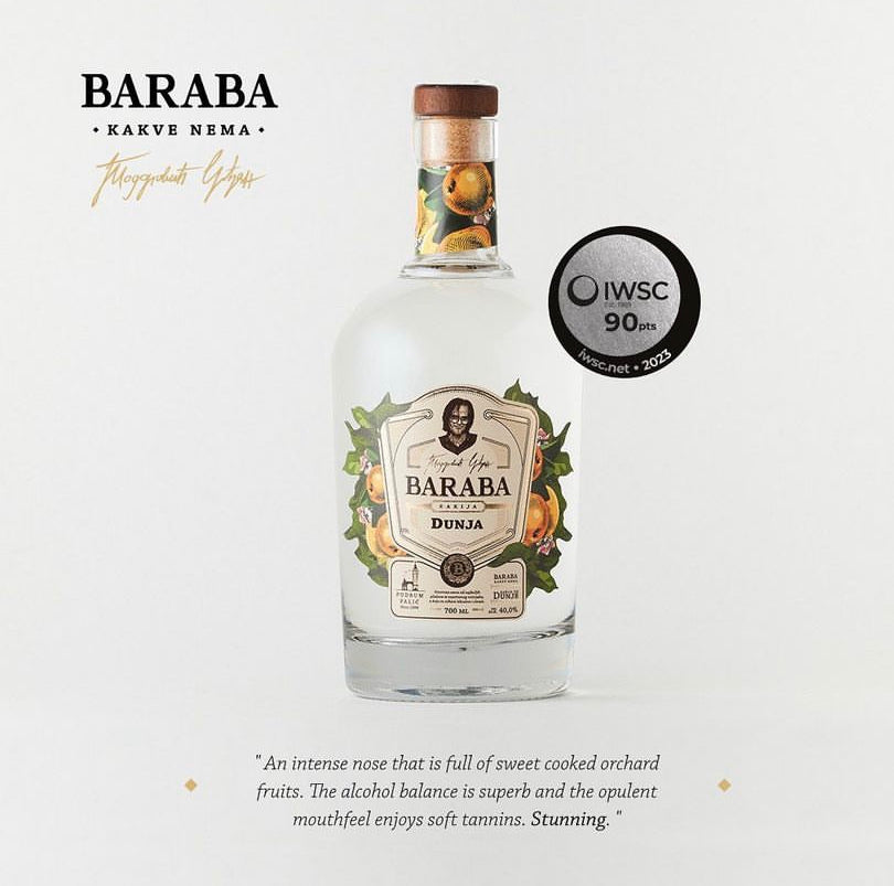 Podrum Palić Baraba Dunja Premium – Premium-Quittenbrand (Rakija) aus Serbien | MyVinoDeal – Etikettendetail 2