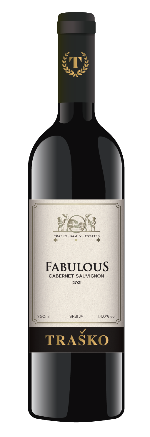 Traško Fabulous Cabernet Sauvignon 2021 – Rotwein von Traško, Serbien