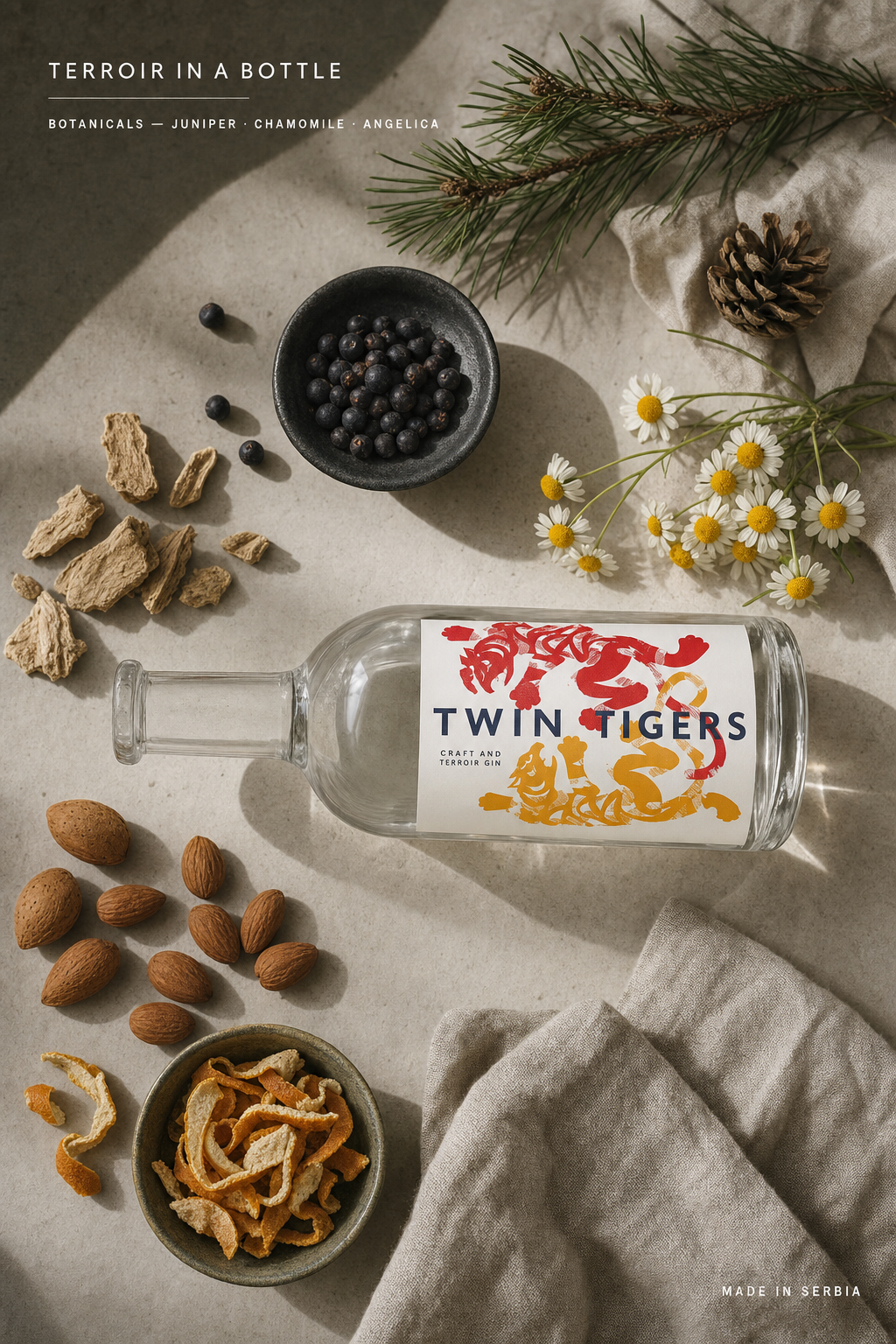Twin Tigers Gin – Premium-Gin aus Serbien | MyVinoDeal – Detailansicht 3
