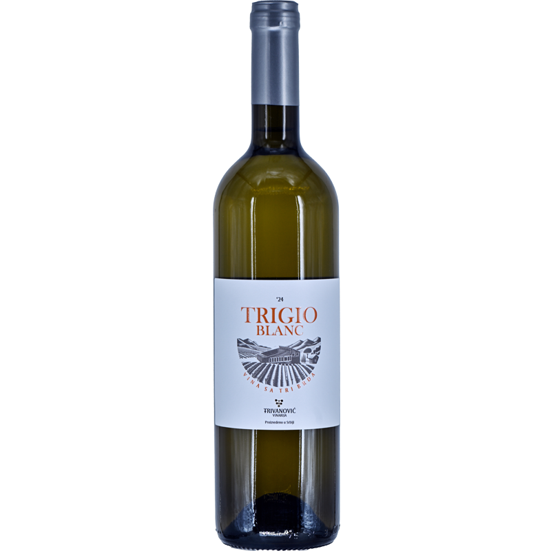 Trivanović Trigio Blanc 2024 – Weisswein von Vinarija Trivanović, Fruška Gora, Serbien