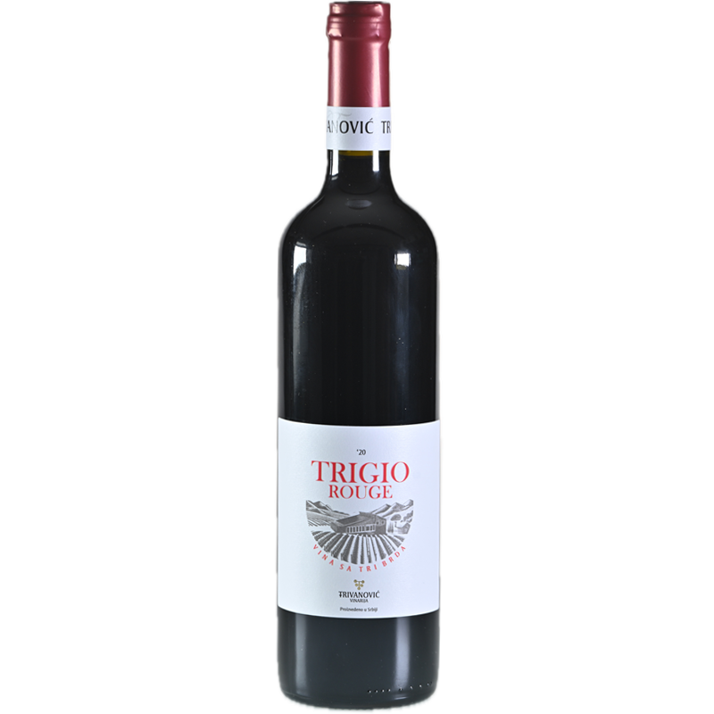 Trivanović Trigio Rouge 2020 – Rotwein von Vinarija Trivanović, Fruška Gora, Serbien