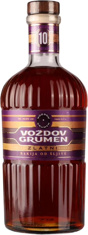 Vožd's Golden Nugget Plum Brandy 10